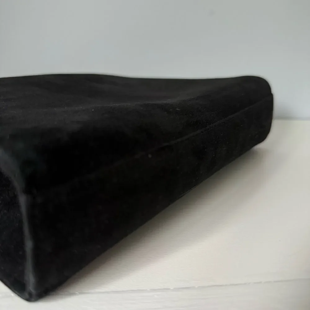 Rare Couture Tanner Krolle Black Suede Tote Bag – Icon of British Luxury Handbag